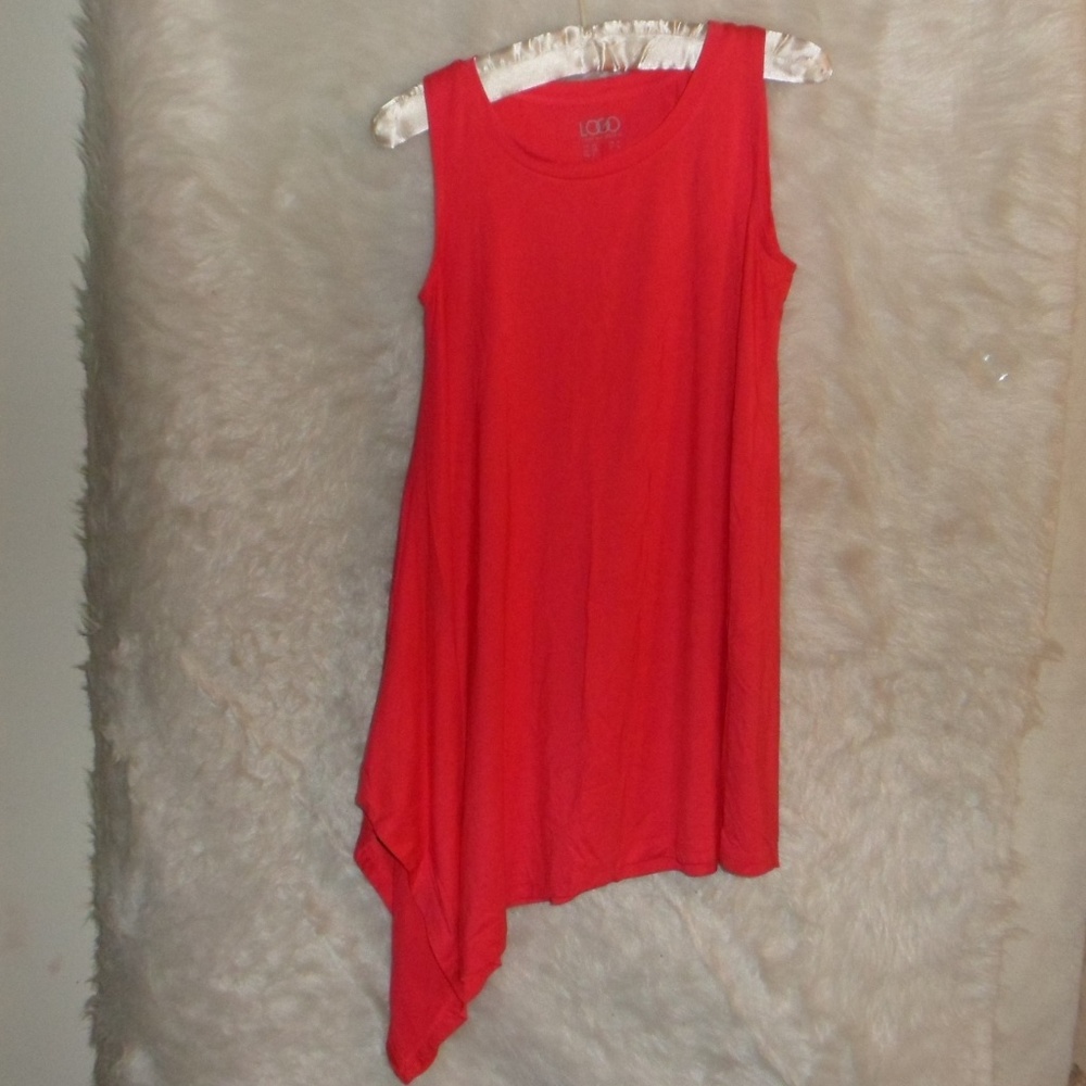 Logo High Low Tank Top